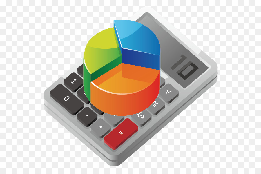 Calculadora Con Gráfico Circular，Matemáticas PNG