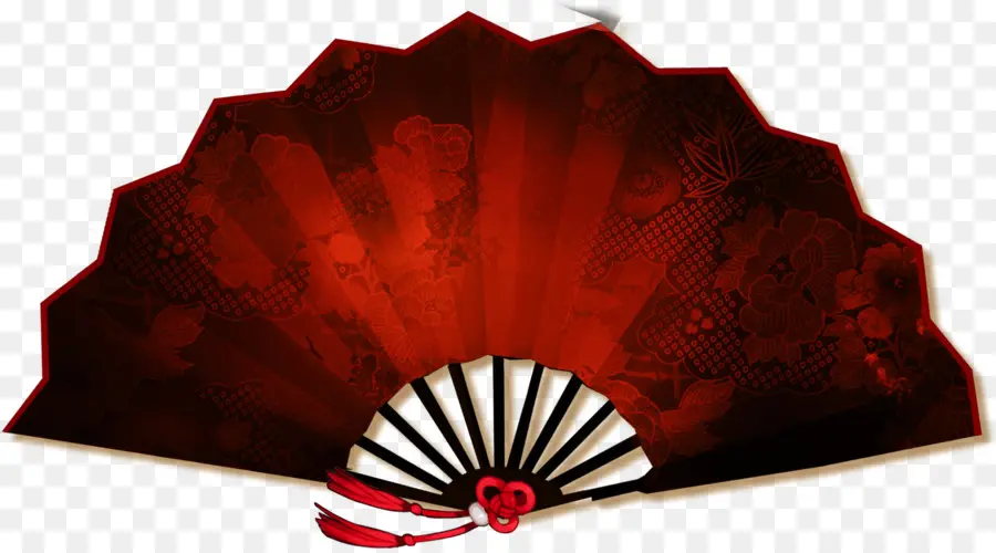 Abanico Rojo，Decorativo PNG