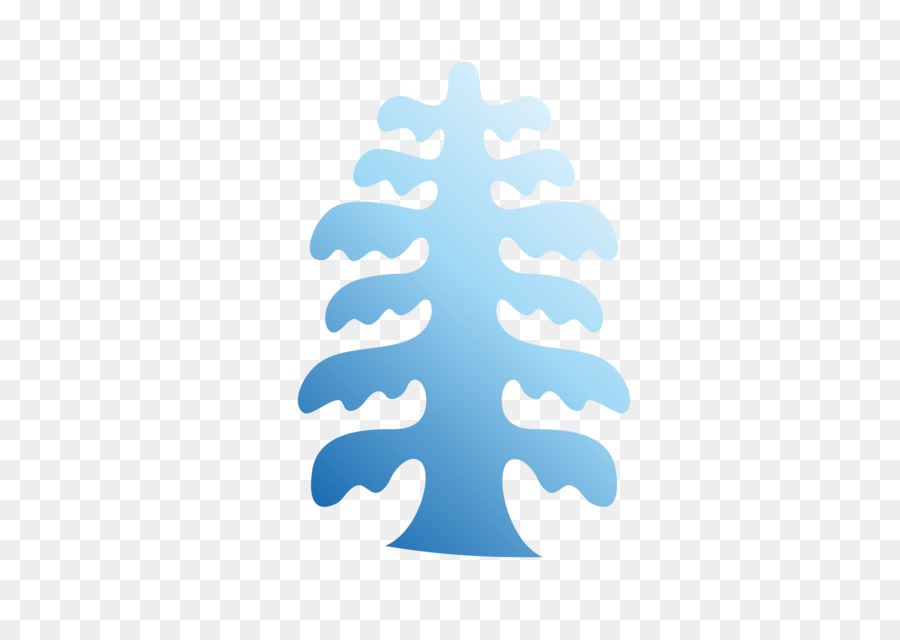 árbol De Navidad De La Nieve，Silueta PNG