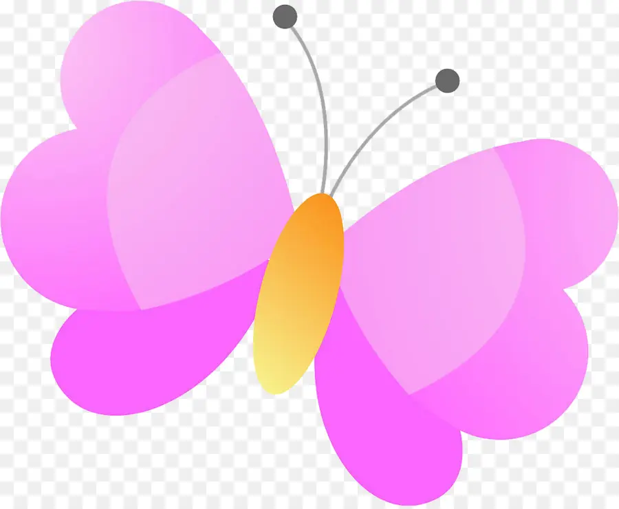 Mariposa，Rosa PNG