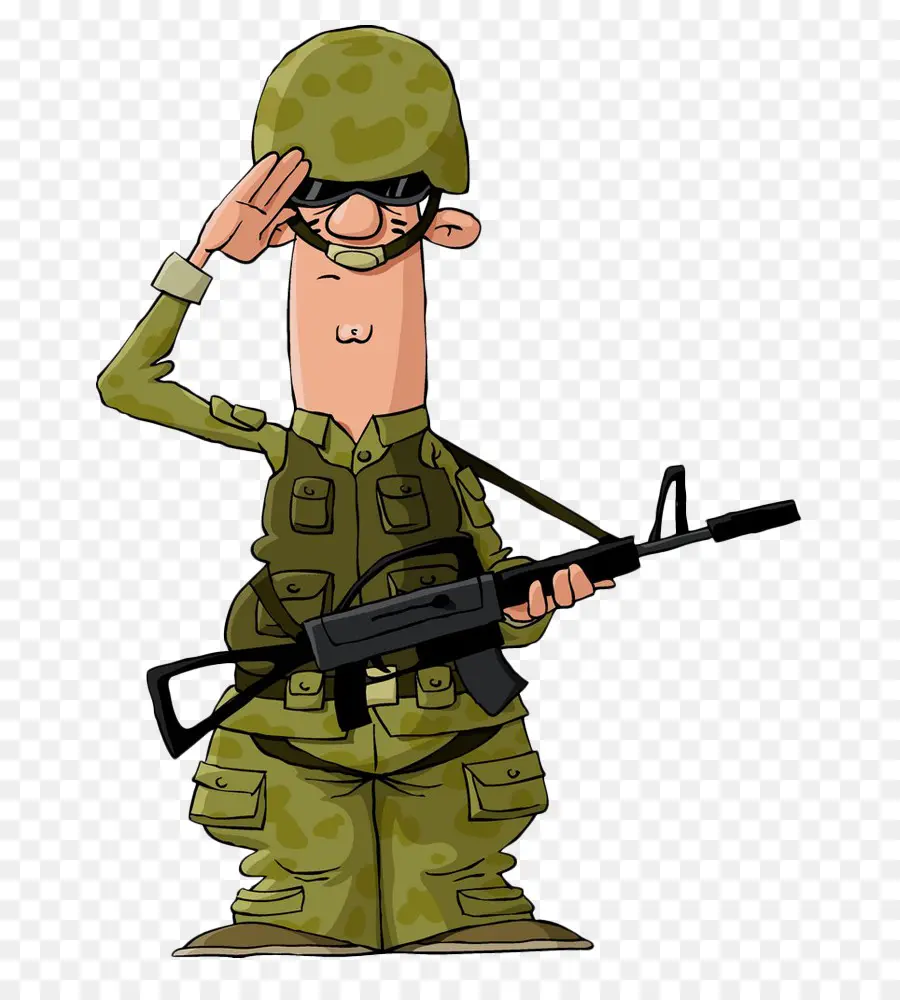 Soldado，De Dibujos Animados PNG