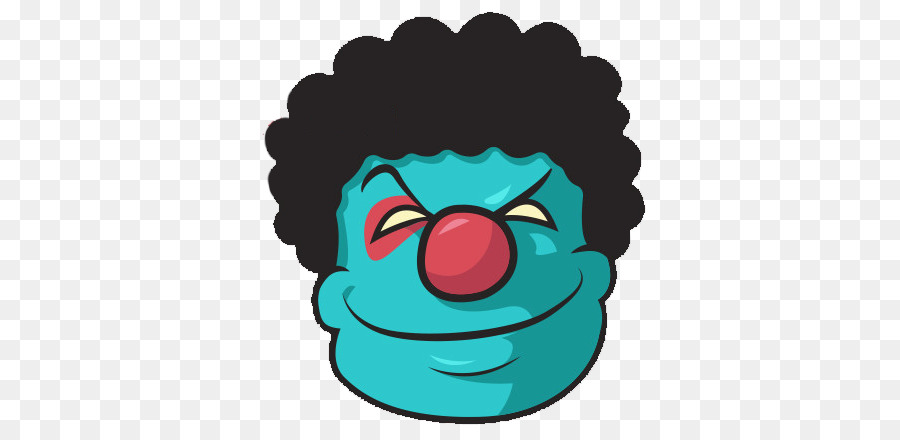 Cara De Payaso Azul，Payaso PNG