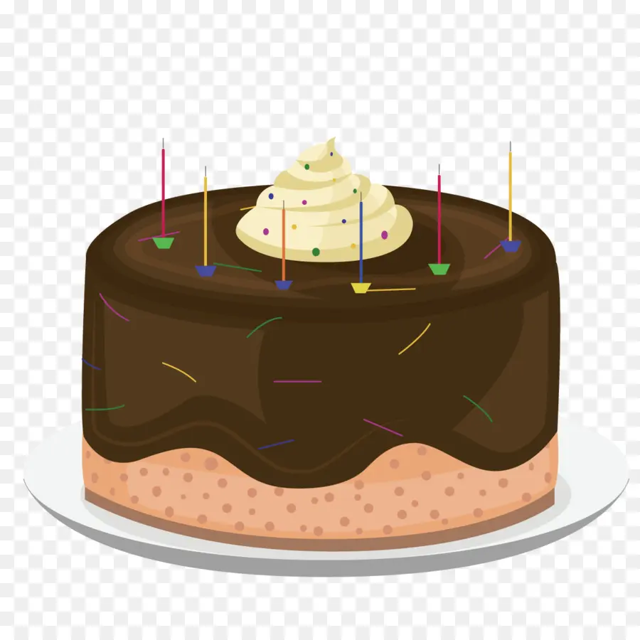 Pastel De Chocolate，Postre PNG