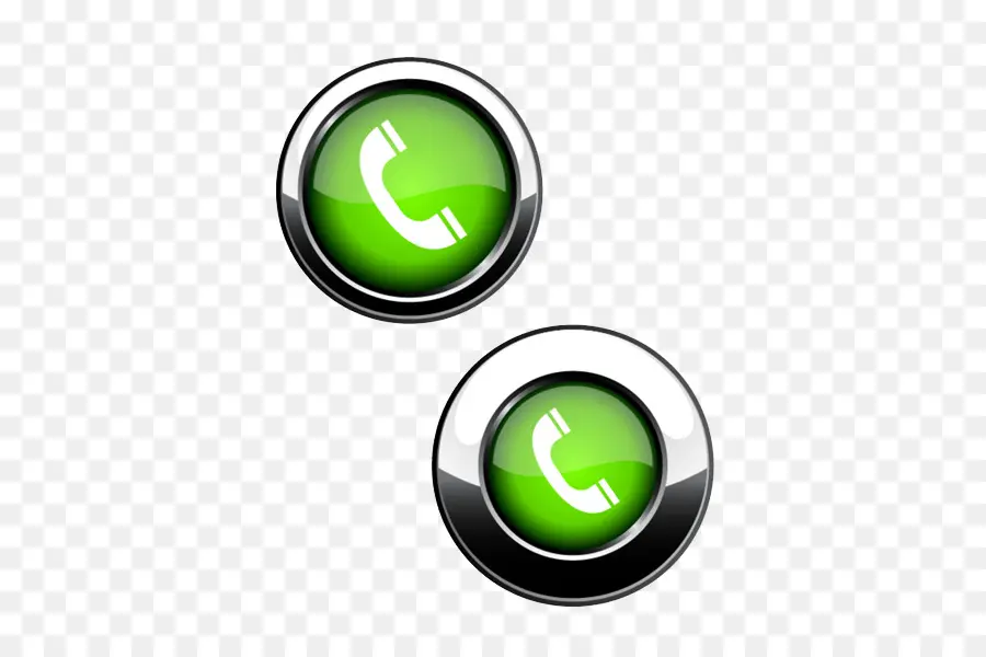 Icono De Teléfono Verde，Llamar PNG