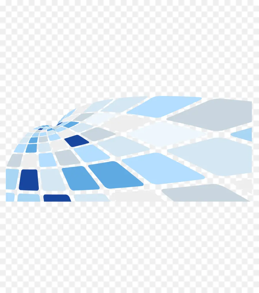 Azulejos Azules，Geométrico PNG