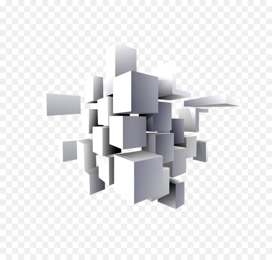 Del Espacio Tridimensional，Cubo PNG