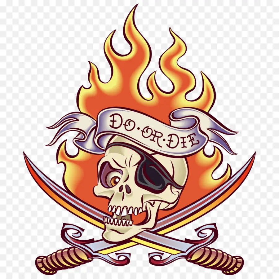 Calavera Pirata Con Espadas，Pirata PNG