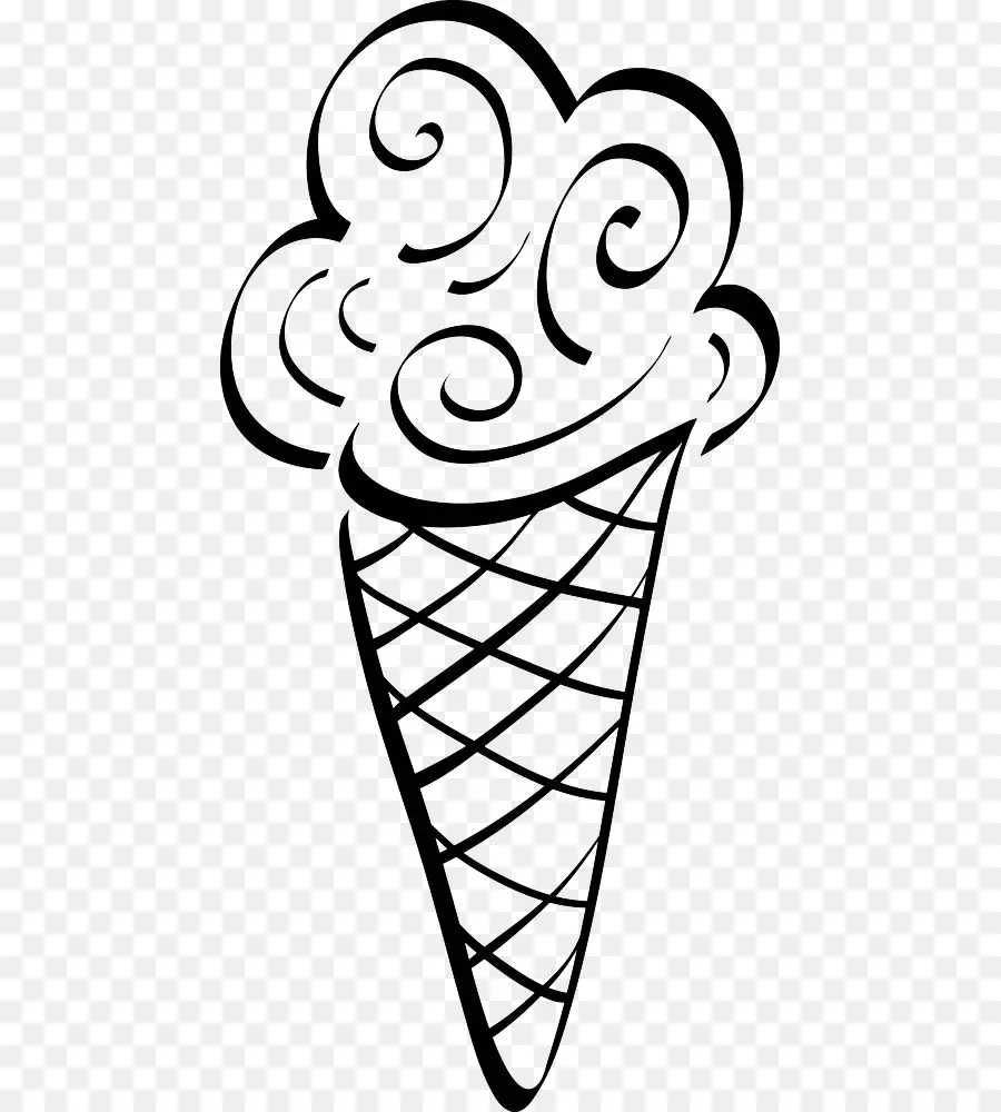 Cono De Helado，Helado PNG