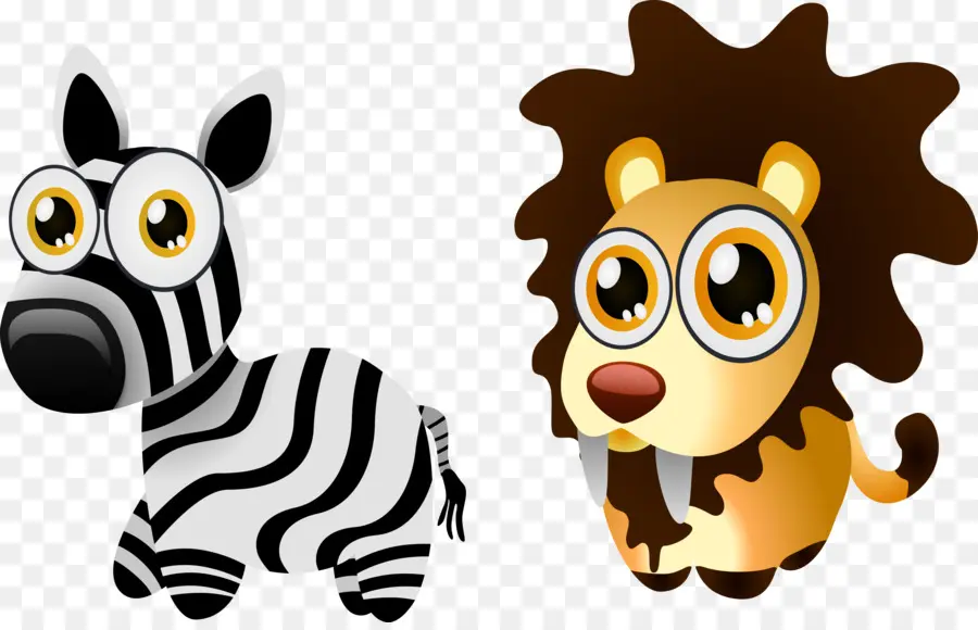 Animales De Dibujos Animados，Cebra PNG