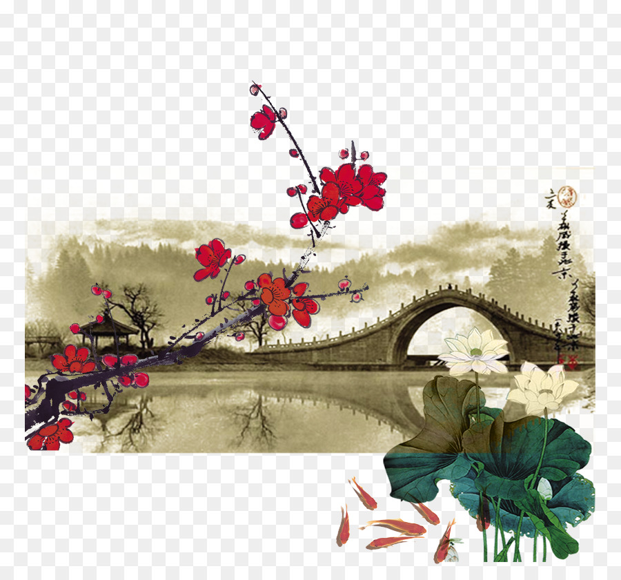 Fengqiao，Puente De Estilo PNG