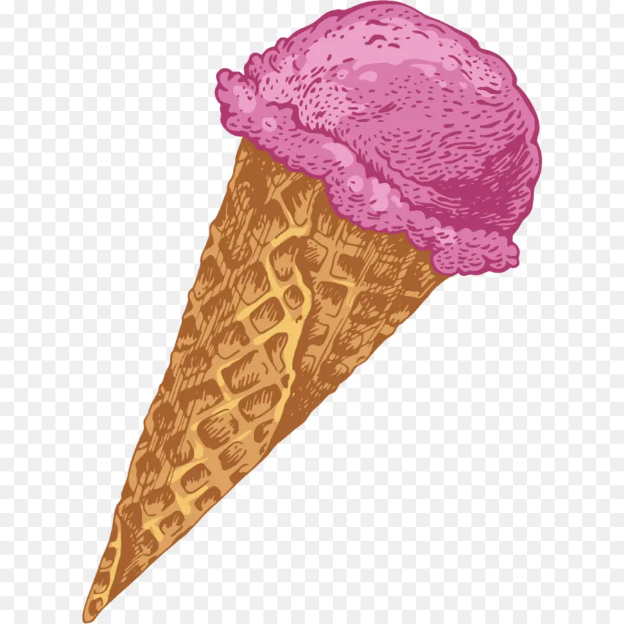 Helado，Cono De Helado PNG