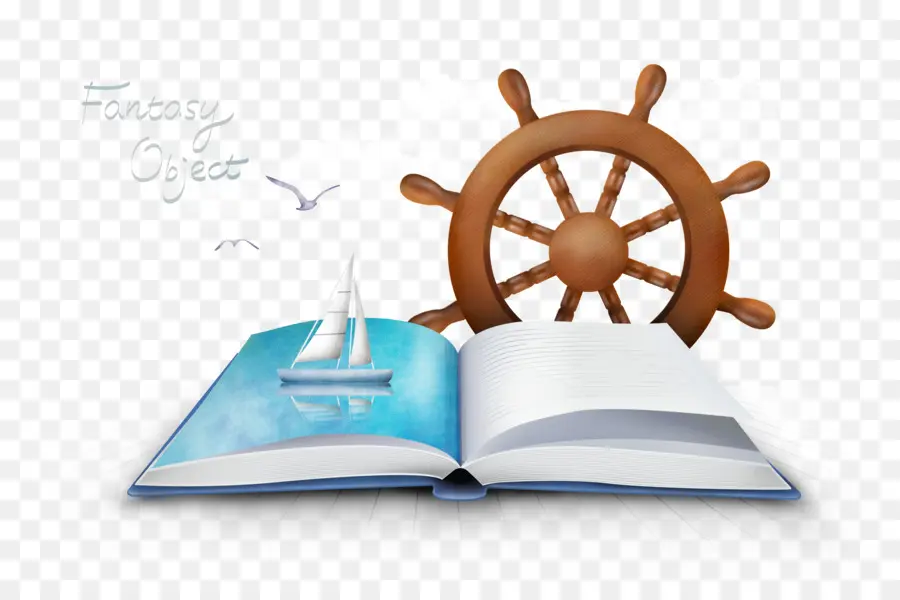 Libro Abierto，Barco PNG