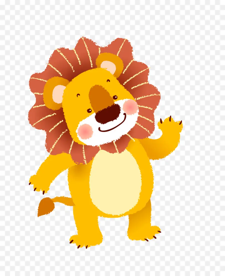 Lindo León，Dibujos Animados PNG