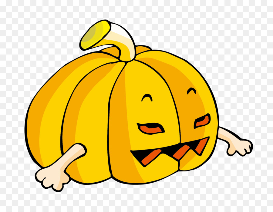 Calabaza Sonriente，Hojas De Otoño PNG