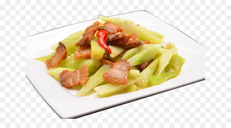 Tocino Y Verduras，Plato PNG