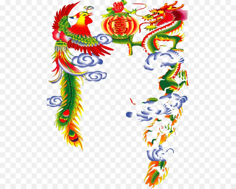 Dragon Chino，Fenghuang PNG