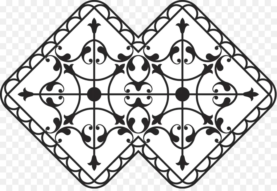 Diseño Ornamental，Negro PNG