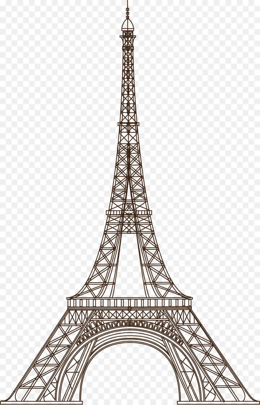 Torre Eiffel，París PNG