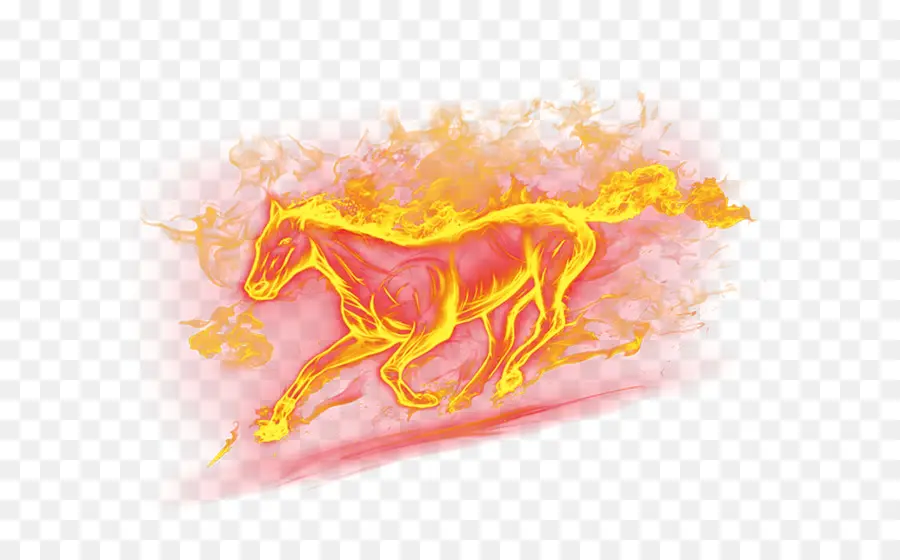 Caballo，Fuego PNG