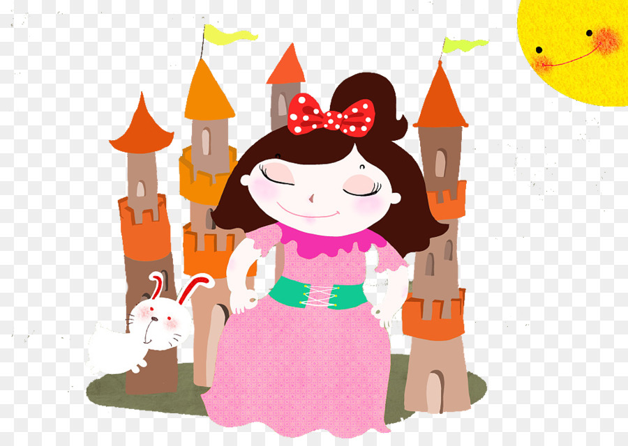 Pequeña Princesa，De Dibujos Animados PNG
