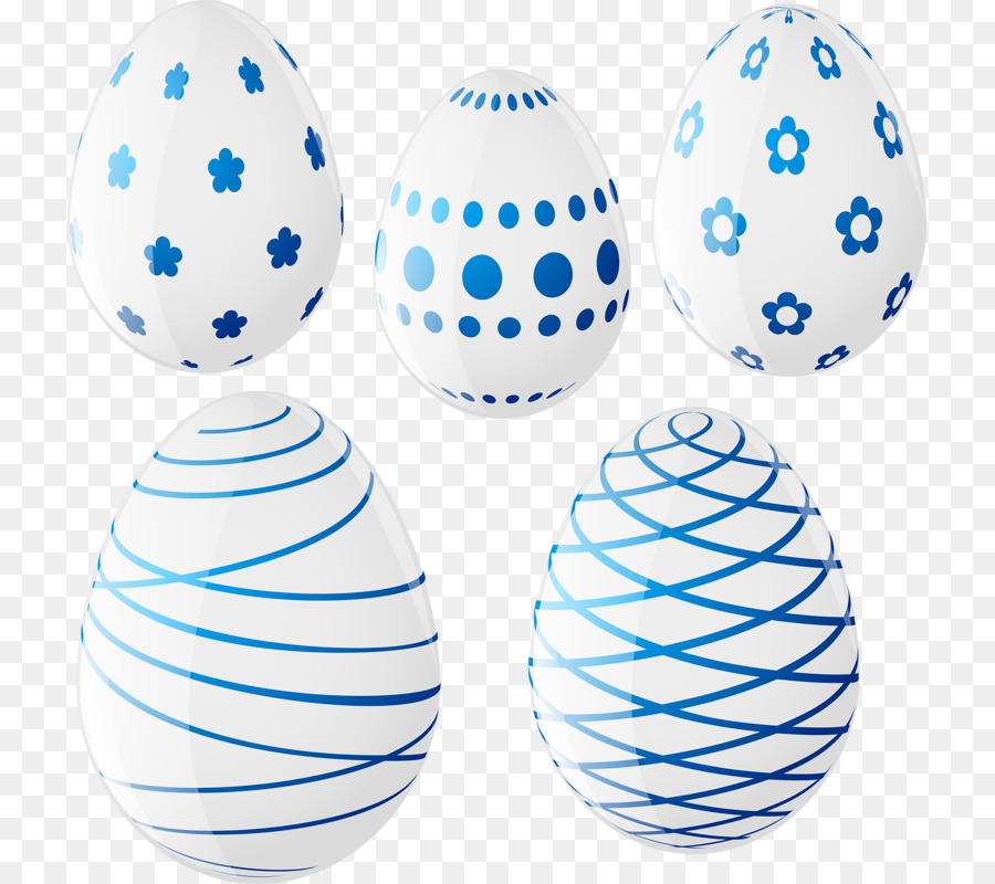 Huevos Decorados，Azul PNG