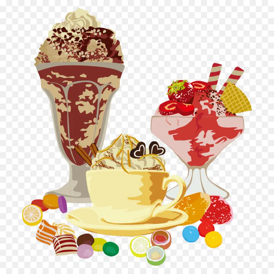 Helados，Postre PNG