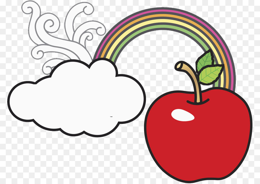 Apple，Arco Iris PNG