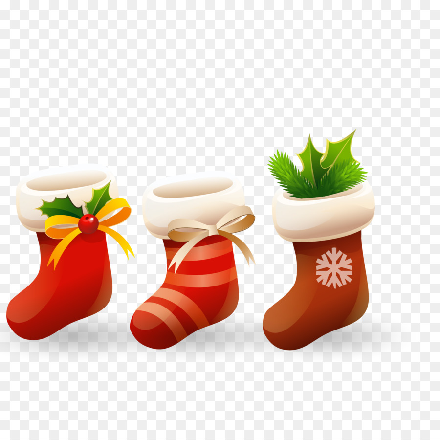 Medias De Navidad，Acebo PNG