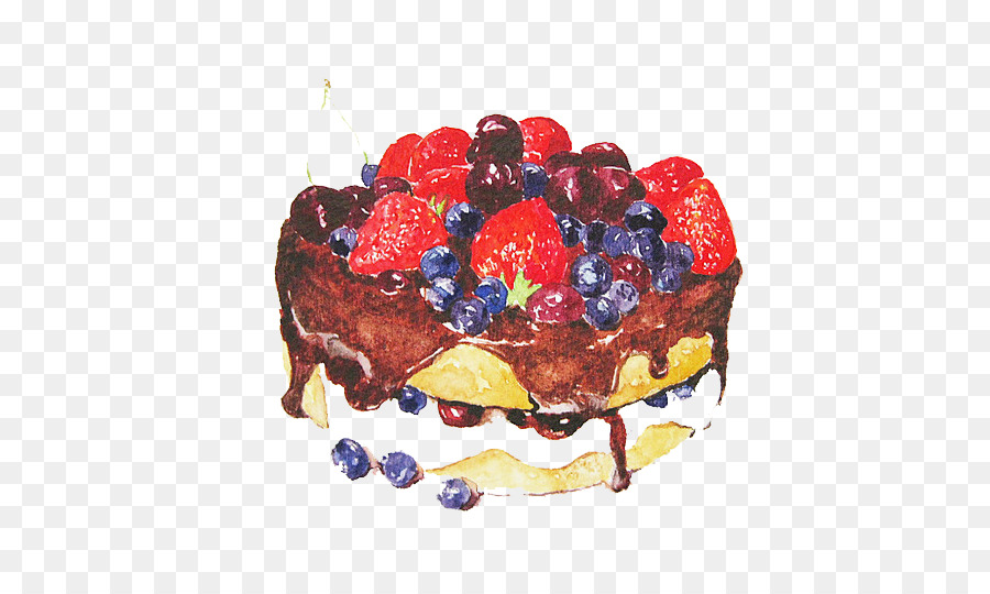 Tarta De Fresas，Tarta De Arándanos PNG