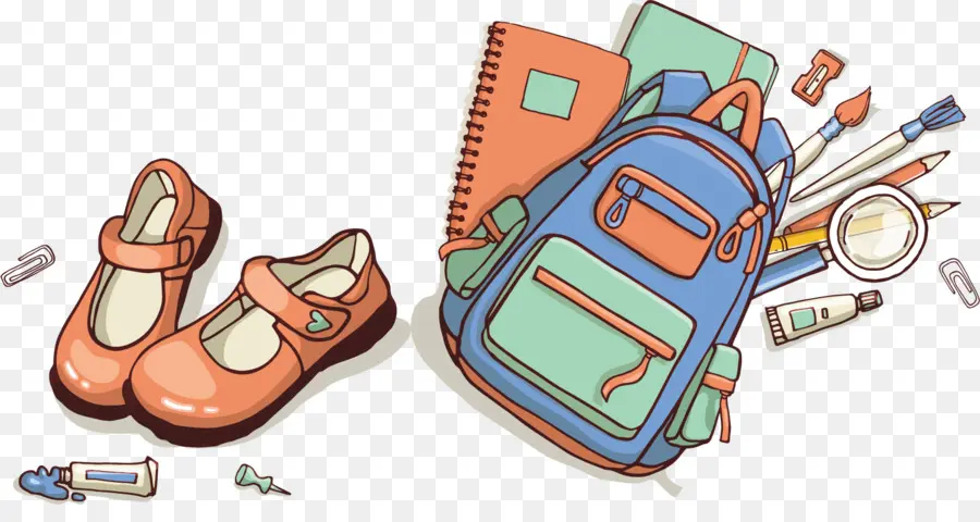 útiles Escolares，Mochila PNG