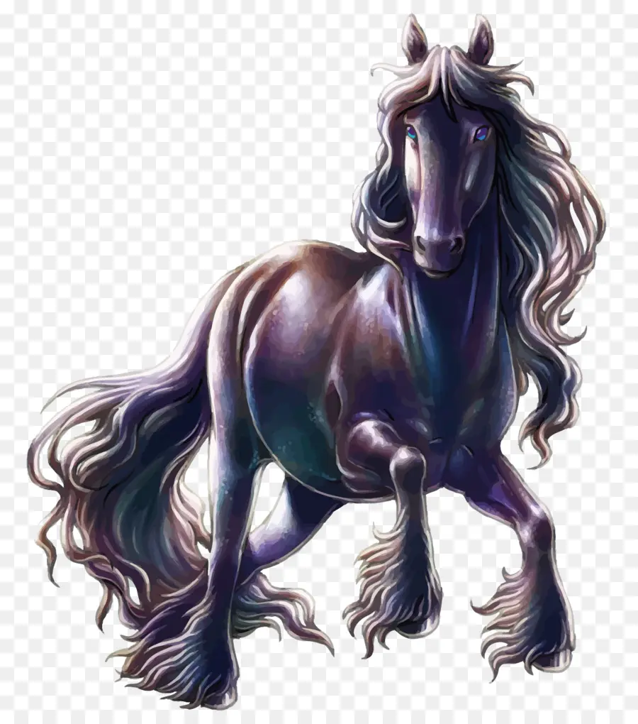 Caballo Negro，Majestuoso PNG