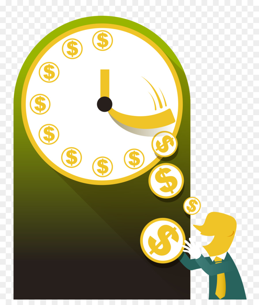 Reloj，Dinero PNG