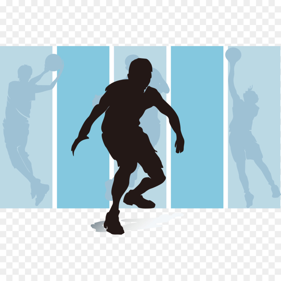 Jugador De Baloncesto，Silueta PNG