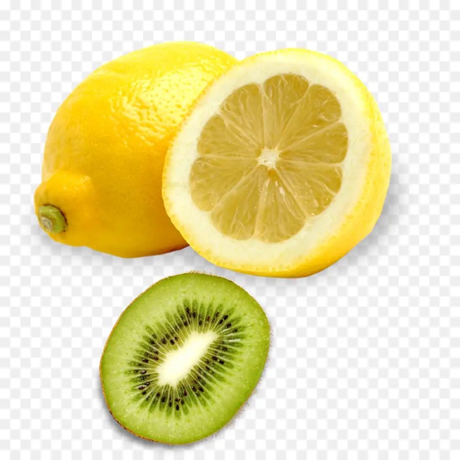 Limón Y Kiwi，Frutas PNG