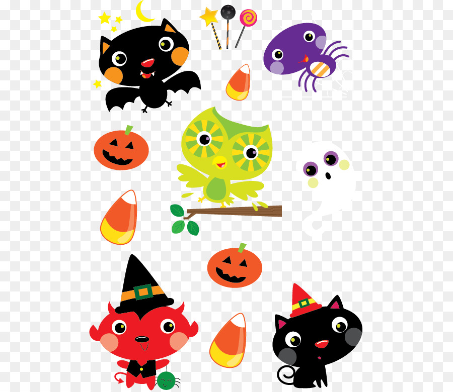 Halloween，De Dibujos Animados PNG