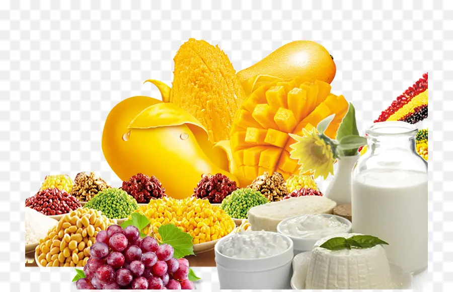 Frutas Y Productos Lácteos，Mango PNG