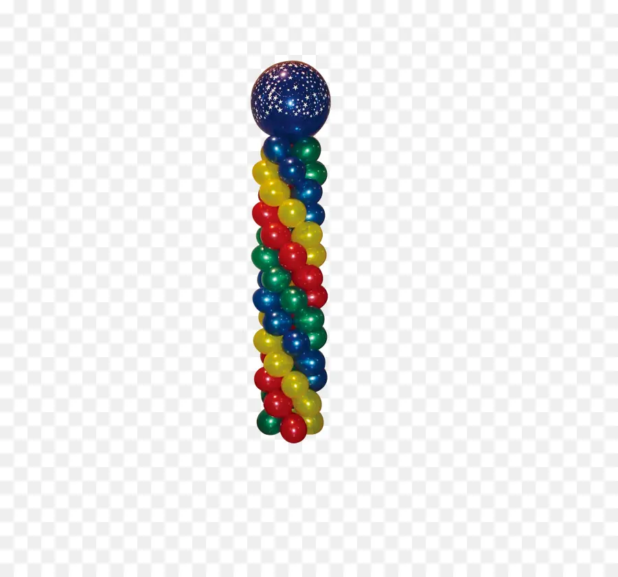 Columna De Globos，Vistoso PNG