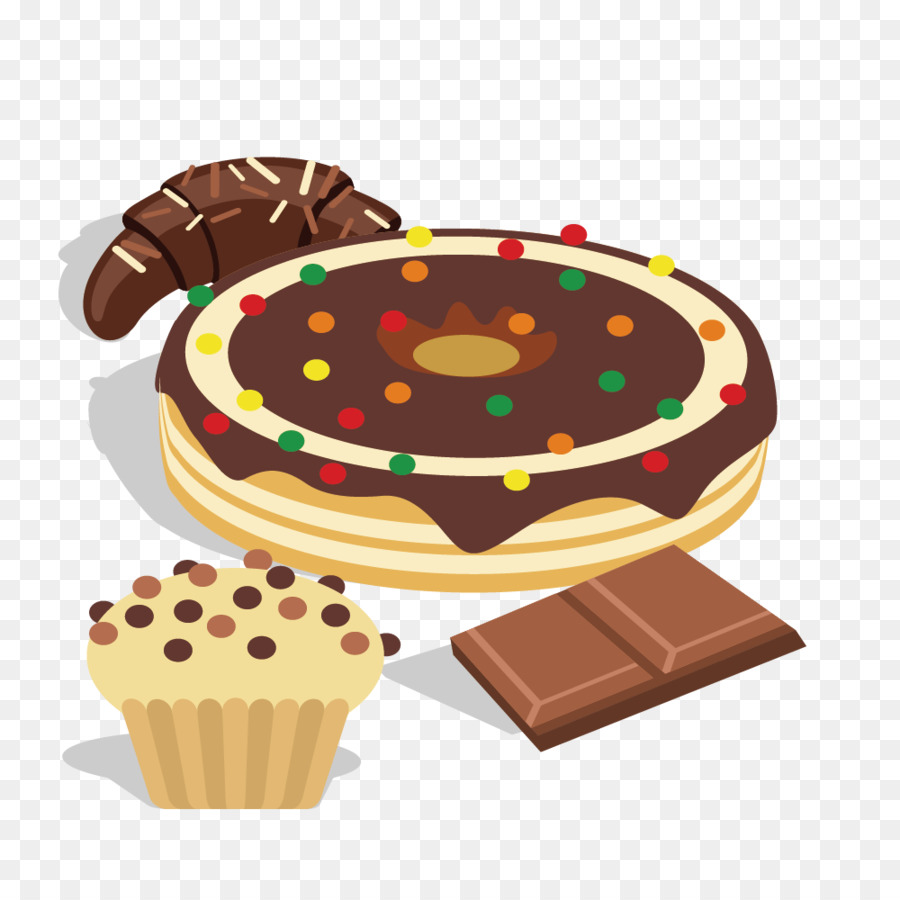 Bollería Variada，Pasteles PNG