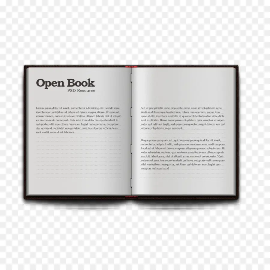 Libro Abierto，Paginas PNG