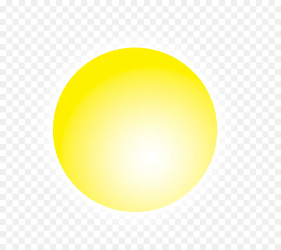 Círculo Amarillo Brillante，Brillo PNG