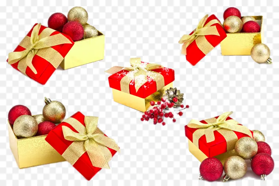 Cajas De Regalo，Navidad PNG