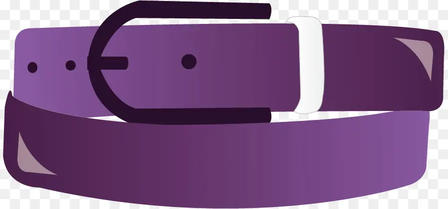 Cinturón Morado，Moda PNG