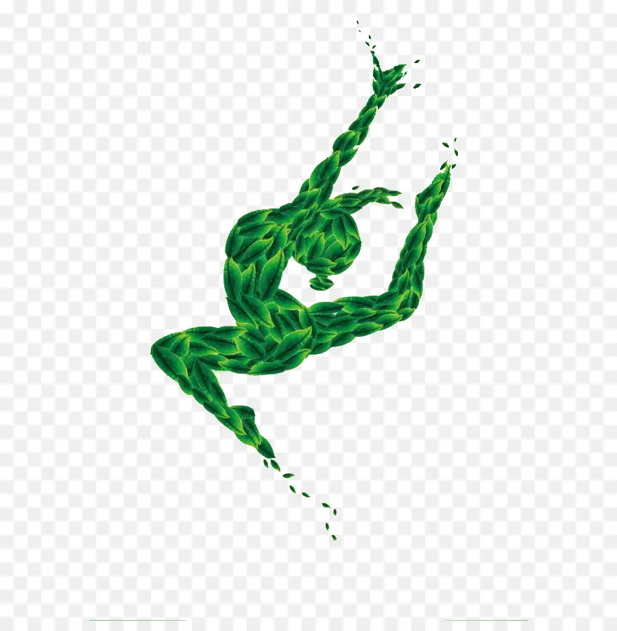 Figura De Hoja，Verde PNG