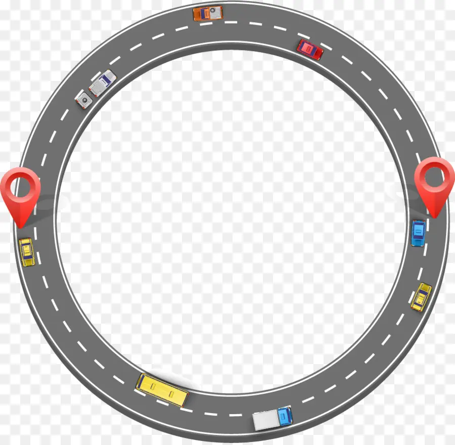 Camino Circular，Carros PNG