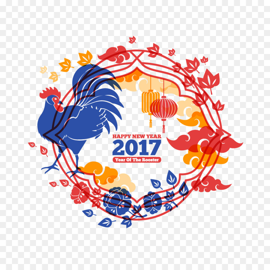 Año Nuevo Chino，Gallo PNG