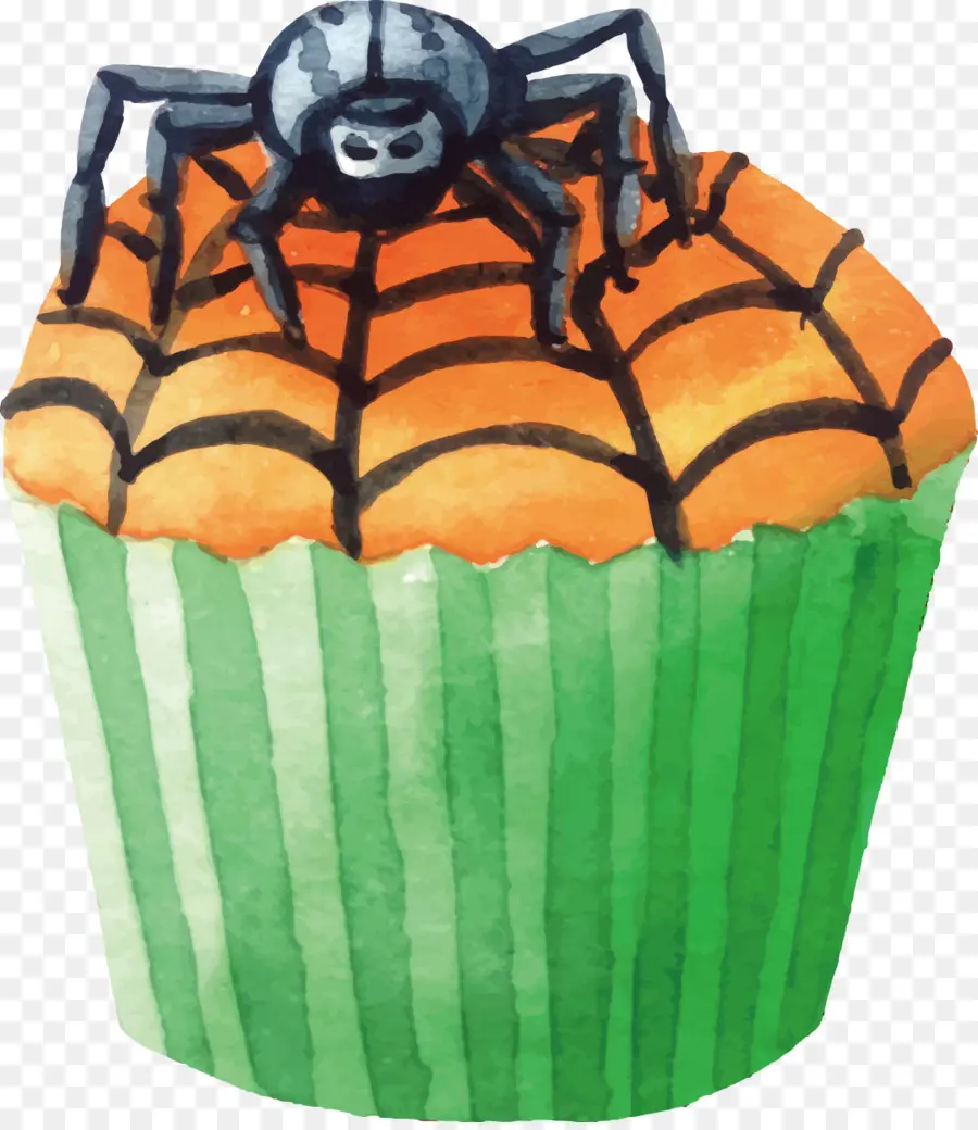 Cupcake，Halloween Spooktacular Cupcake PNG