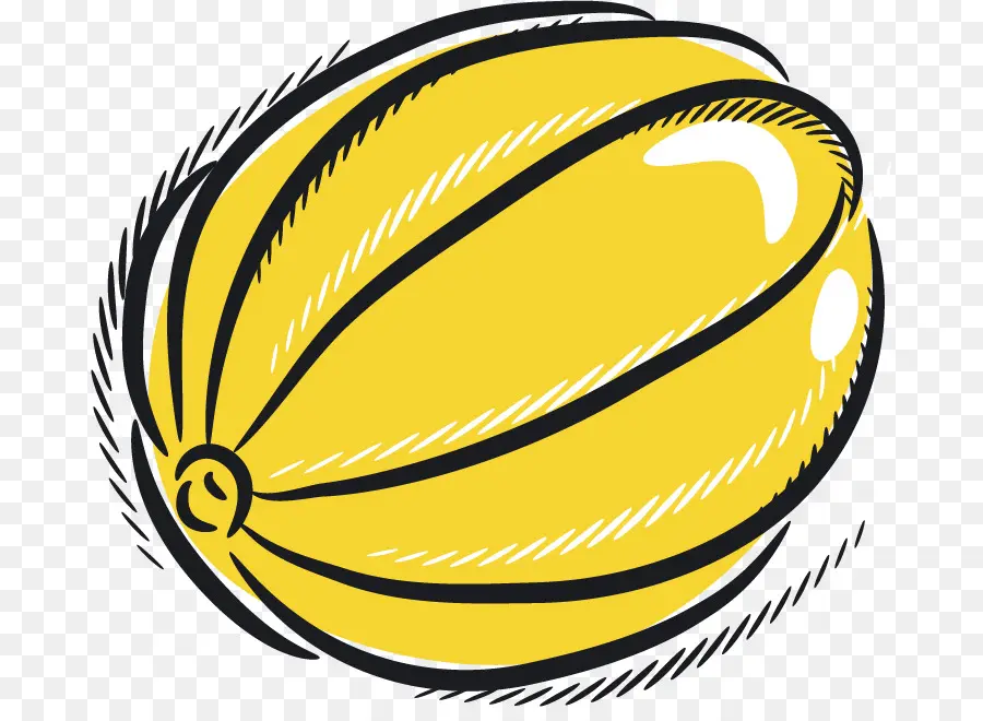 Melón，Amarillo PNG