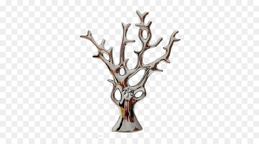 Árbol Metálico，Plata PNG