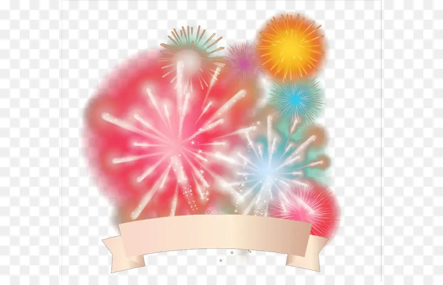 Fuegos Artificiales，Adobe Fireworks PNG