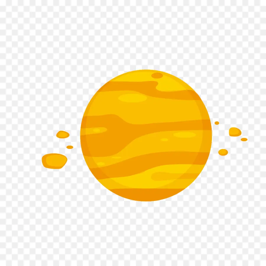 Planeta Amarillo，Espacio PNG